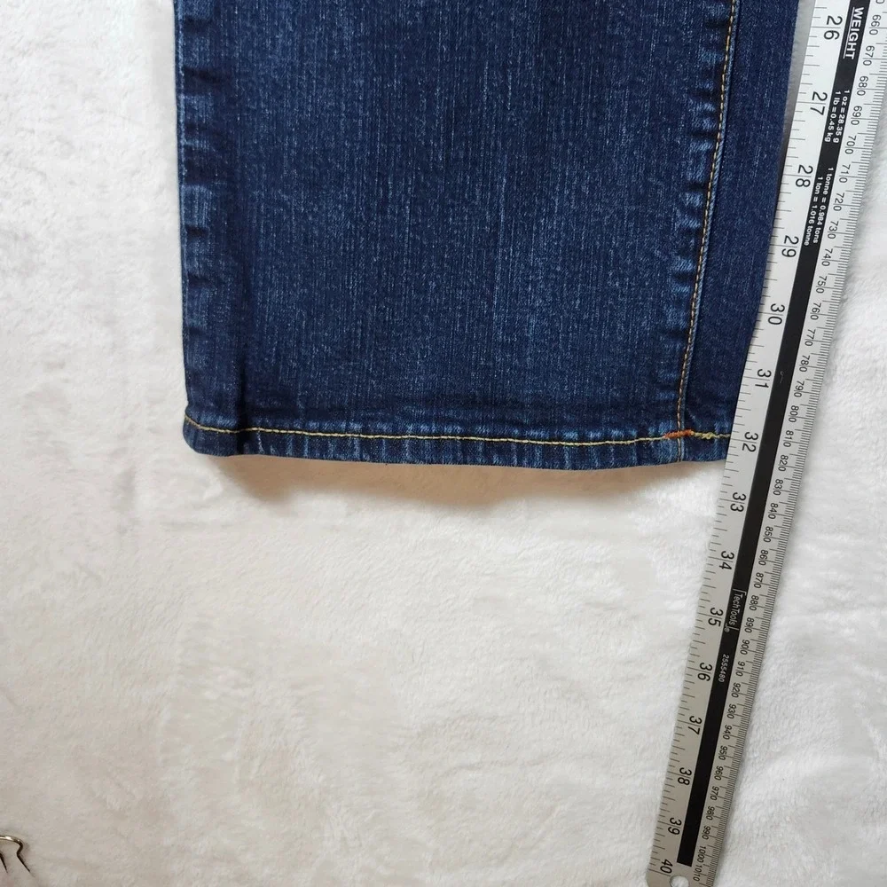 True Religion Ricky Straight Jean Men 44x32 Dark Wash Blue Excellent Flap Pocket